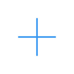 Fototapeta premium Add Line Social Media Icon Isolated On White Background. Plus Symbol Modern Simple Vector Icon For Web Site Or Mobile App