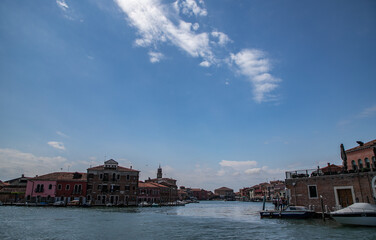 Fototapeta na wymiar Murano island near Venice, Italy