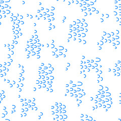 Abstract Arcs and Semicircle Seamless Pattern-01