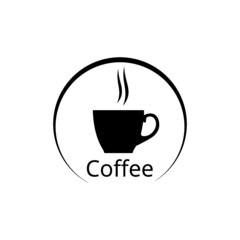 Coffee Cup icon isolated on white background