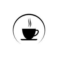 Coffee Cup icon isolated on white background