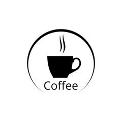 Coffee Cup icon isolated on white background