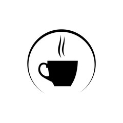 Coffee Cup icon isolated on white background