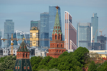 view of the city of moscow
