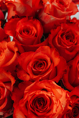 bouquet of red roses