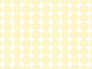 レモン　輪切り　総柄　パターン