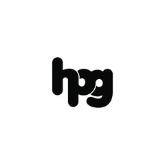 hpg letter original monogram logo design