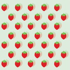 Strawberries background