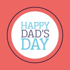 Obraz premium Father's Day greeting design