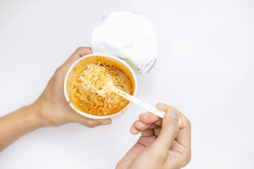 Instant food Mama, Tom Yum flavor, instant instant noodles cup