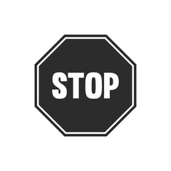 Stop sign board