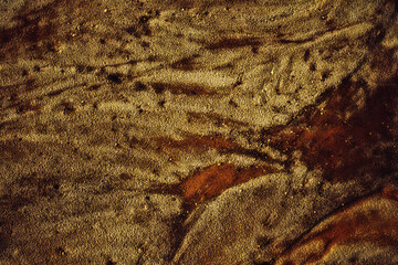 Abstract color sand texture at kaolin mine
