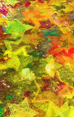 grunge Stars on the wall