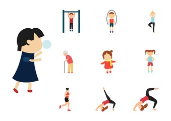 People and activities collection