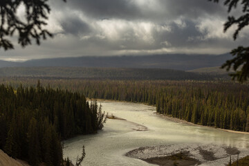 Athabasca River in Jasper National Park