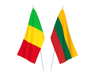 Lithuania and Mali flags