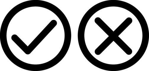 check icons, approved symbol, Check list button icon, check mark icons