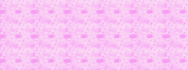 Floral seamless background with color backdrop,  creative fabric texture for printing