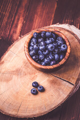Obraz na płótnie Canvas Blueberry antioxidant organic superfood