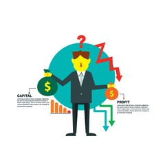 Financial infographic