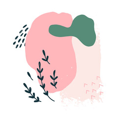 Abstract modern brush stroke background for your design