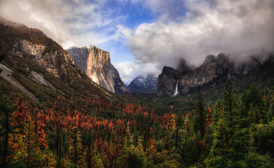 Storm Clouds in Yosemite Valley, Yosemite National Park, California