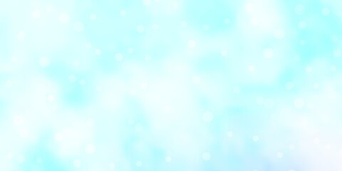 Light BLUE vector texture with beautiful stars. Shining colorful illustration with small and big stars. Pattern for wrapping gifts.