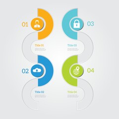 Fototapeta premium Office infographic