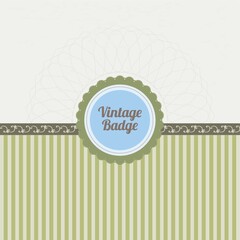 Vintage badge