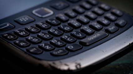 Fototapeta na wymiar Close up of a Smartphone Keypad