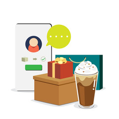 Mobile App order food and delivery.