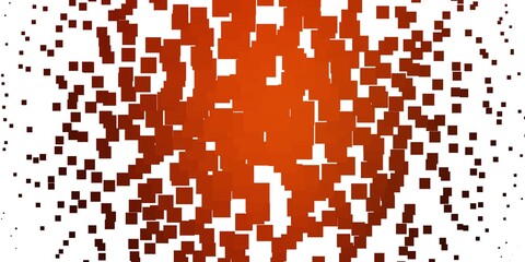 Light Orange vector background with rectangles. Rectangles with colorful gradient on abstract background. Best design for your ad, poster, banner.