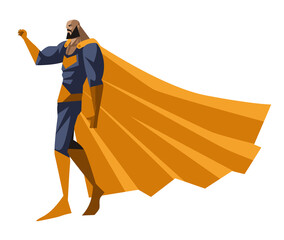 strong superhero powerful comic character © matiasdelcarmine