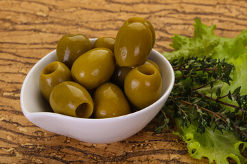 Big green olives