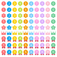 数字　アイコン