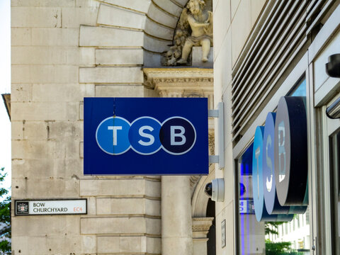 LONDON-  TSB Bank-  a retail and commercial high street bank 