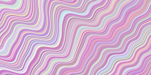 Light Pink, Yellow vector background with wry lines.