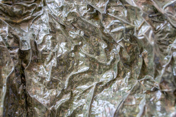 Dry marijuana in the bag