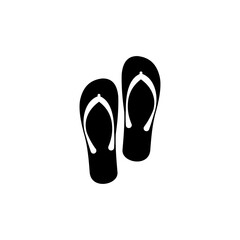Flip flops isolated on a white background