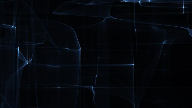 4k animated abstract background imitating blue smoke
