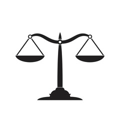 Scale justice icon