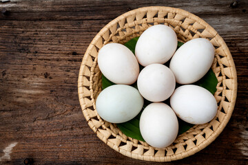 easter eggs in a basket