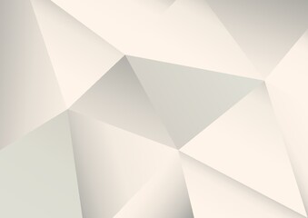 Abstract faceted white background