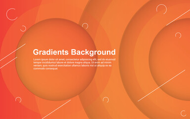 Illustration vector graphic.   Abstract modern gradient geometric background color design