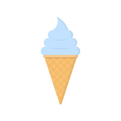 Ice cream icon simple design flat style