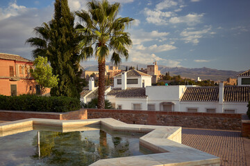 views of the alhambra in granada