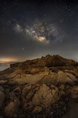 Foto op Plexiglas Hong Kong Starry Milky Way night view scene © Wilson Chu