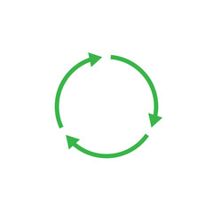 Recycle icon symbol simple design