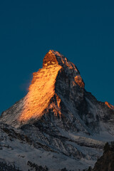 Switzerland Zermatt Matterhorn sunrise sunset starry view scene