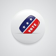 Dropping a vote badge
